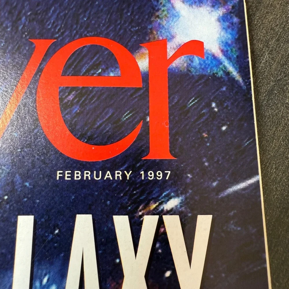 Discover Magazine February 1997 Birth of a Galaxy New World Pompeii Floating Zoo